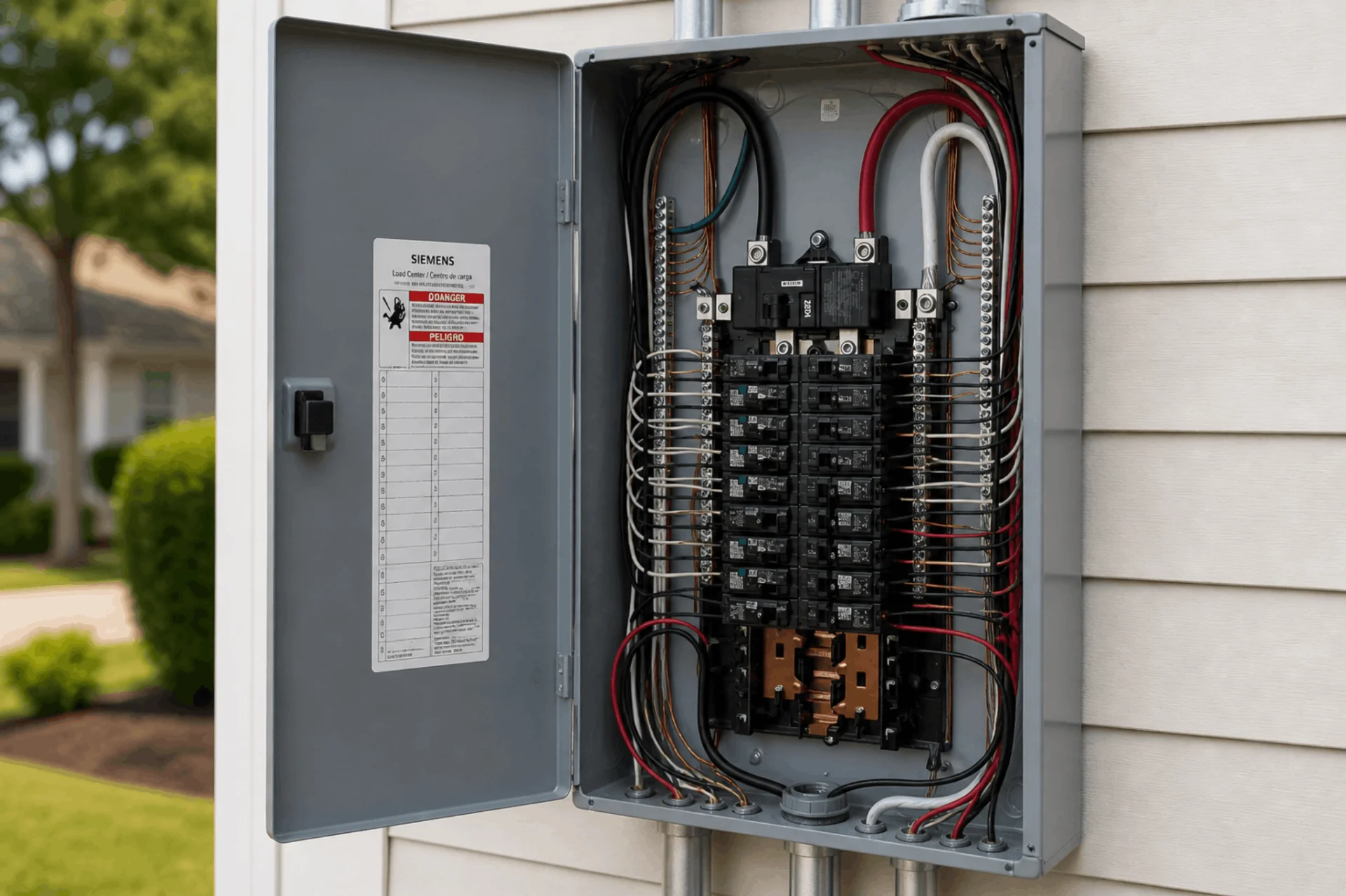 200 amp electrical panel installation by licensed Long Island electrician